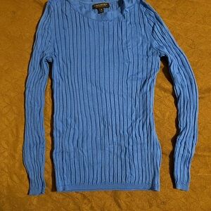 Banana Republic Blue Ribbed Sweater